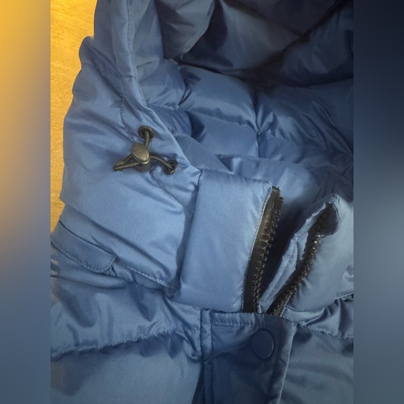 Quince Responsible Hooded Blue down filled Puffer Vest - Picture 5 of 12